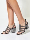 Sergio Rossi Sandal black-silver