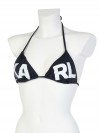 Karl Lagerfeld Bikini top black