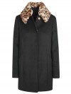 Trussardi jeans coat black
