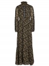 Pinko Maxi dress black-gold