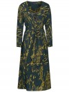 Pinko dress dark green