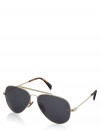 David Beckham sunglasses gold