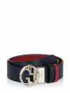 Gucci reversible belt black-red