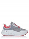 Mallet shoe grey-red