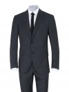 Virgin-wool ACADEMY Single-breasted Suit with Notched Lapel