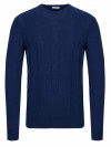 Malo Optimum cashmere pullover dark blue