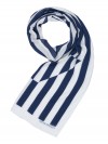 Emporio Armani scarf white-blue