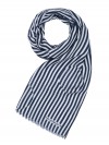 Emporio Armani scarf white-blue