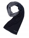 Emporio Armani scarf black-grey