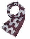Emporio Armani scarf white-red