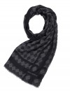 Emporio Armani scarf grey-blue