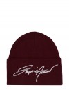 Emporio Armani beanie burgundy