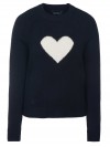 Zadig & Voltaire LILI WS HEART sweater black 
