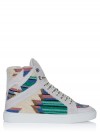 Zadig & Voltaire HIGH FLASH FOLK BEADS Sneaker white