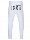 Dsquared2 Icon Spray Ski Jog pants white 