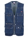 Tommy Jeans denim vest blue
