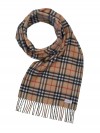Burberry cashmere reversible scarf green/ beige