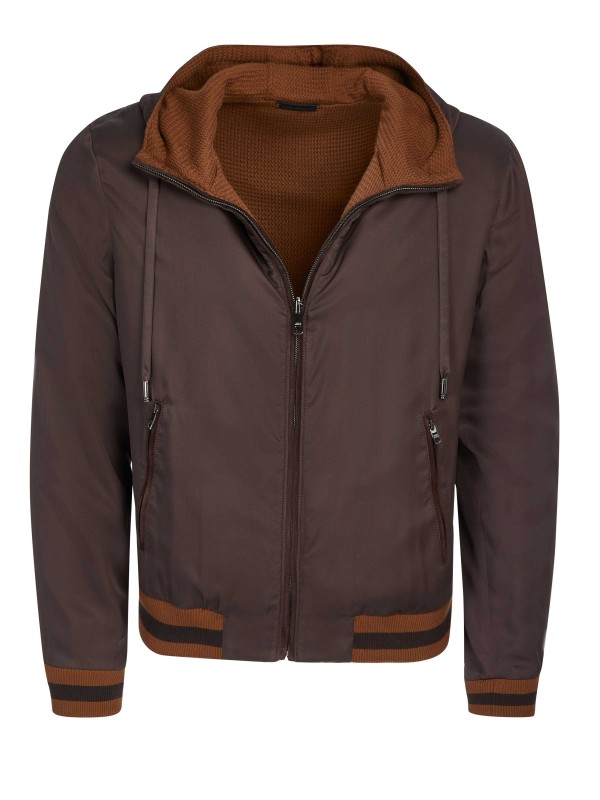 Dolce & Gabbana reversible jacket dark brown