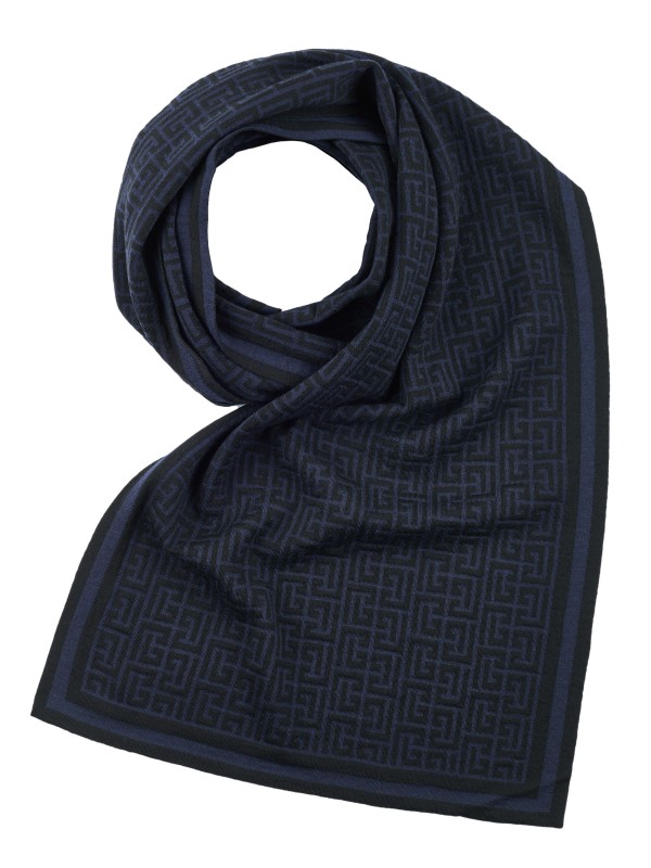 Balmain scarf dark blue