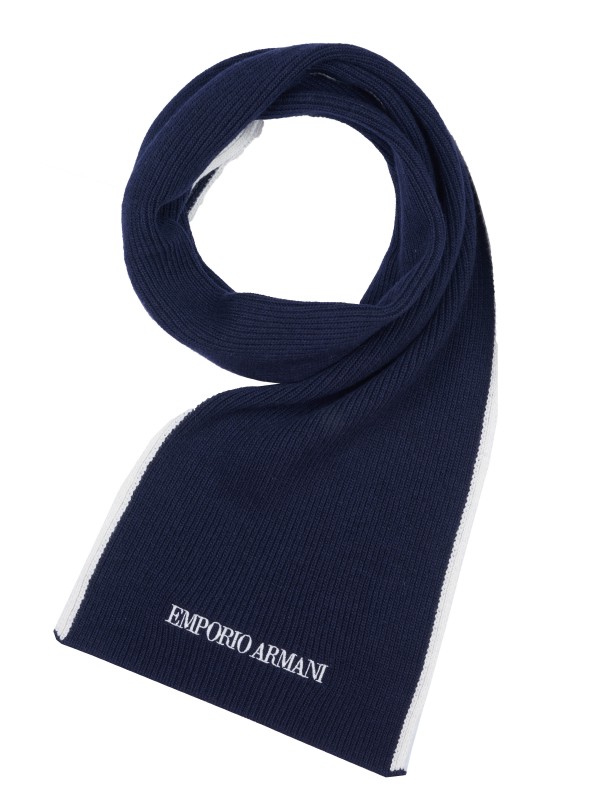 Emporio Armani scarf navy