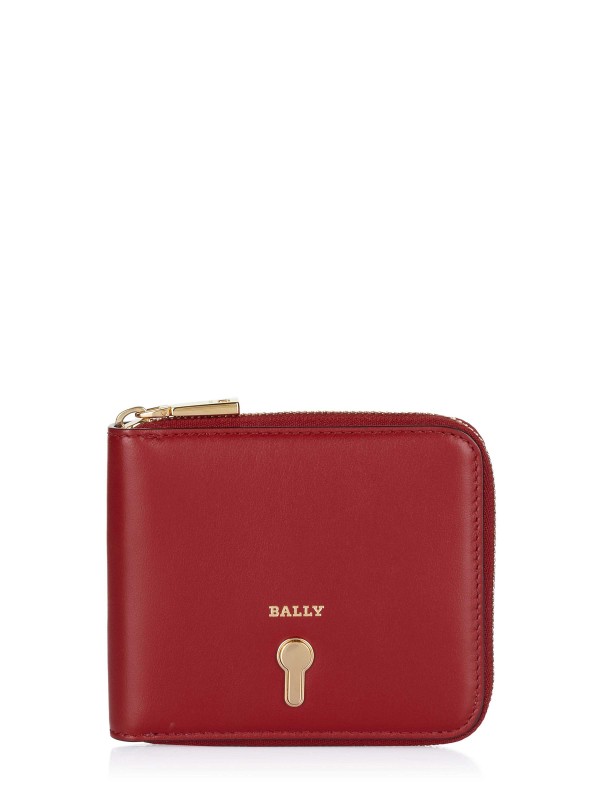 Bally wallet red
