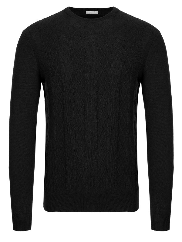 Malo Optimum cashmere pullover black