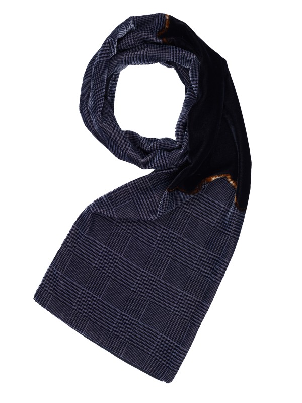 Emporio Armani scarf blue
