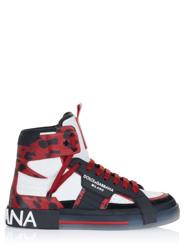 Dolce & Gabbana Men Embroidered Low-Top Sneakers