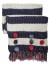 Peuterey scarf white-blue