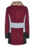 Trussardi jeans coat burgundy
