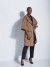 Trussardi jeans coat light brown