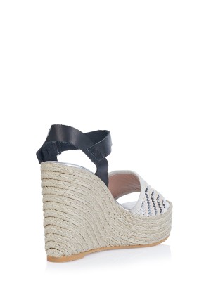 Pollini sandal silver