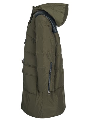 Pinko coat dark green