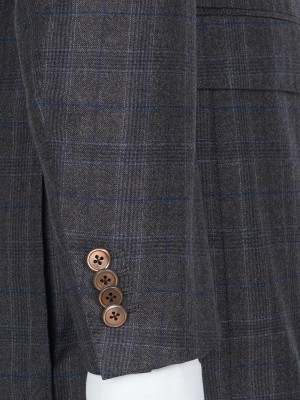 Corneliani suit grey-blue