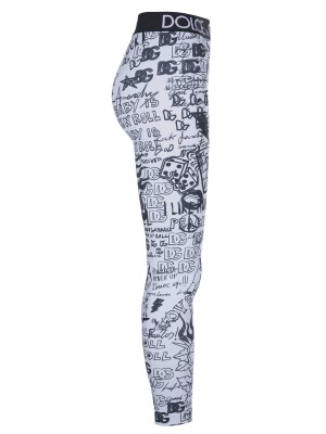 Dolce & Gabbana pants white-black