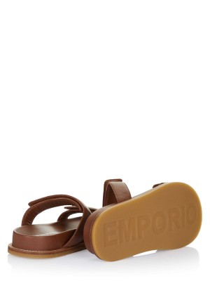 Emporio Armani sandal brown