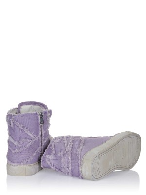 Zadig & Voltaire HIGH FLASH CANVAS Sneaker purple