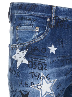 Dsquared2 Skater jeans blue